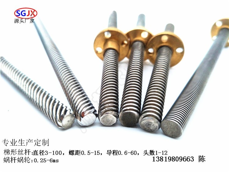 T81-2-3-4-5-6-7-8-9-10-11-12頭 左右旋（xuán）一體 多頭梯形絲杆 T形螺紋