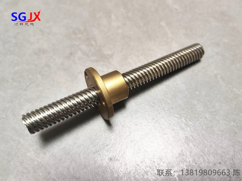 T10105頭 直徑10 10螺距2毫米 導程10毫米頭數（shù）5 梯形絲杆